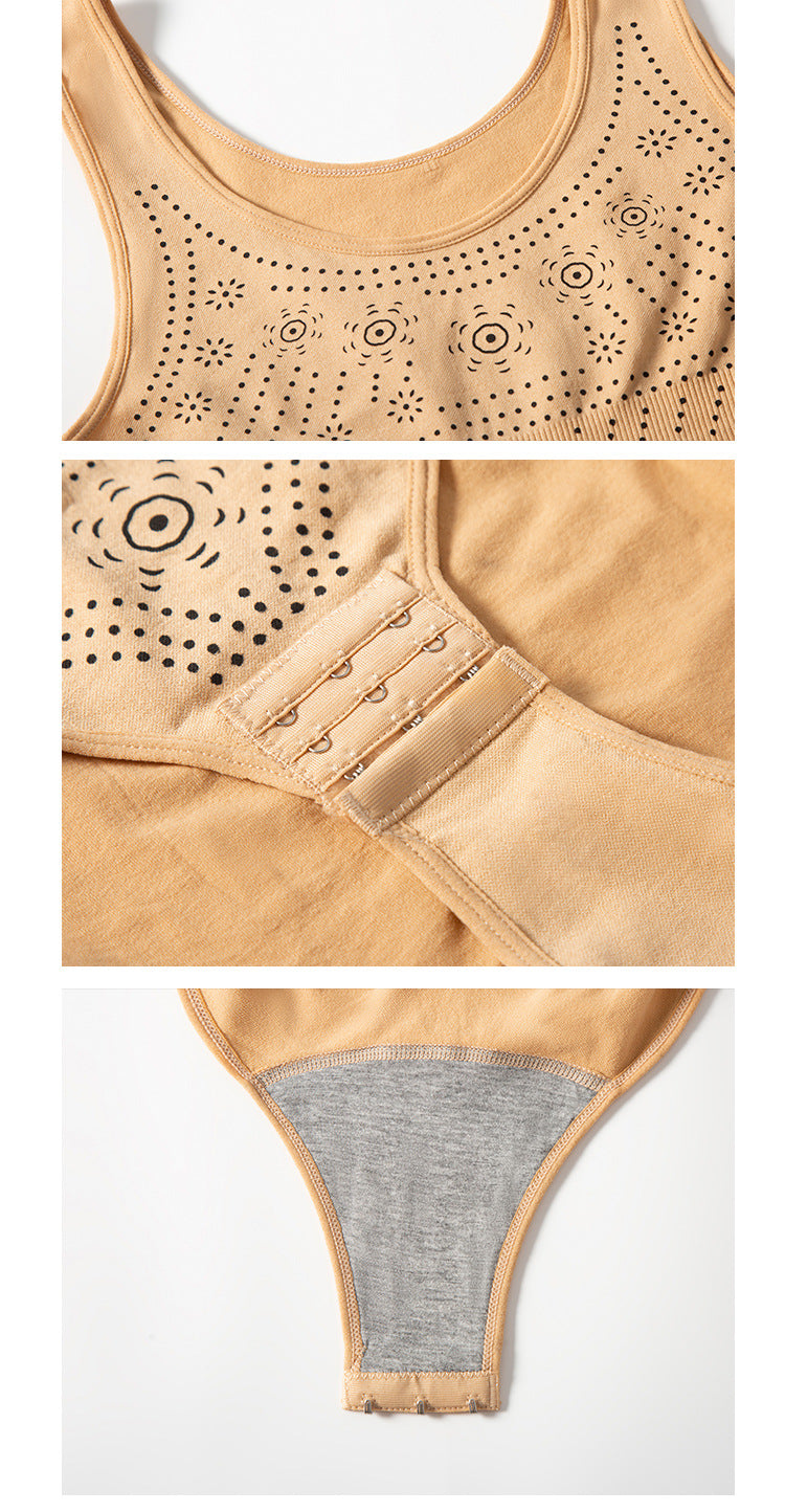 Belly Contracting Triangle Breasted Underwear | Yazijico™