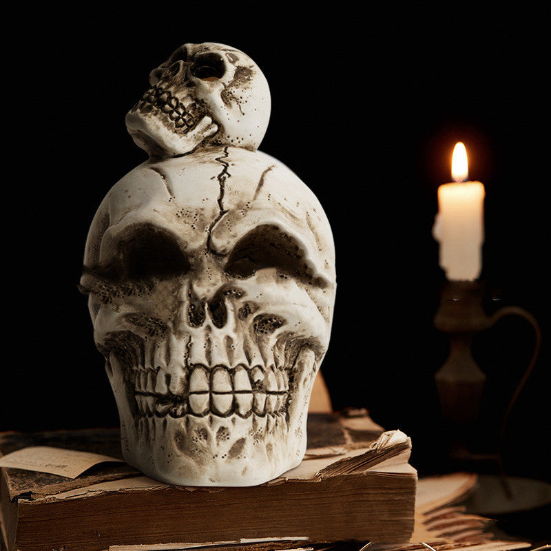 resin crafts halloween decorations home skull aromatherapy home decor