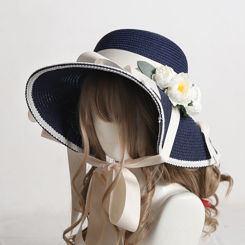 Hand-made  Straw Women's Sun Hat Sunscreen | Yazijico™ 