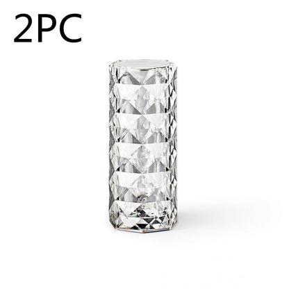 Yazijico™ Crystal Lamp USB Table Lamps Bedroom Touch - Yazijico™ 