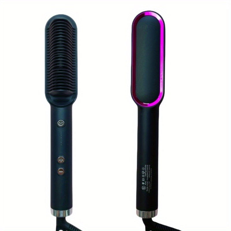 Electric Hair Straightener Brush Hot Comb | Yazijico™