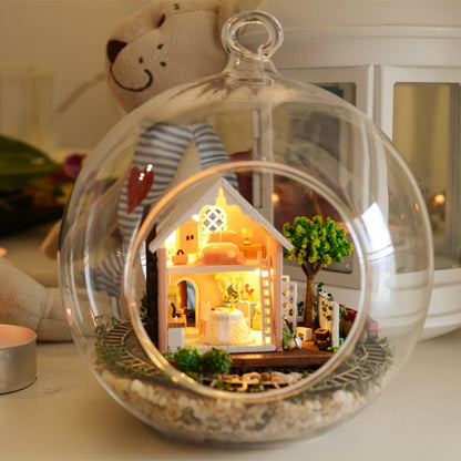 Hand-made Glass Ball Assembly House | Yazijico™