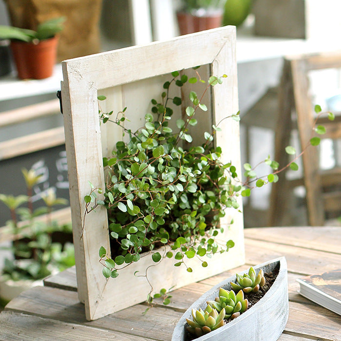 Hand-made Old Wall Hanging Flower Frame  | Yazijico™ 