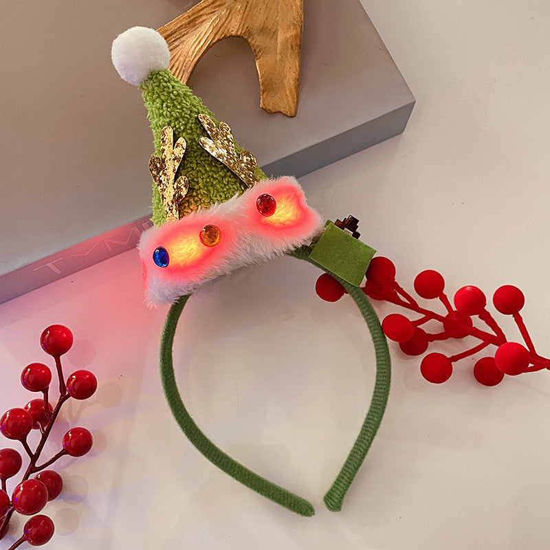 Christmas With Light Headband Snowflake Women's | Yazijico™