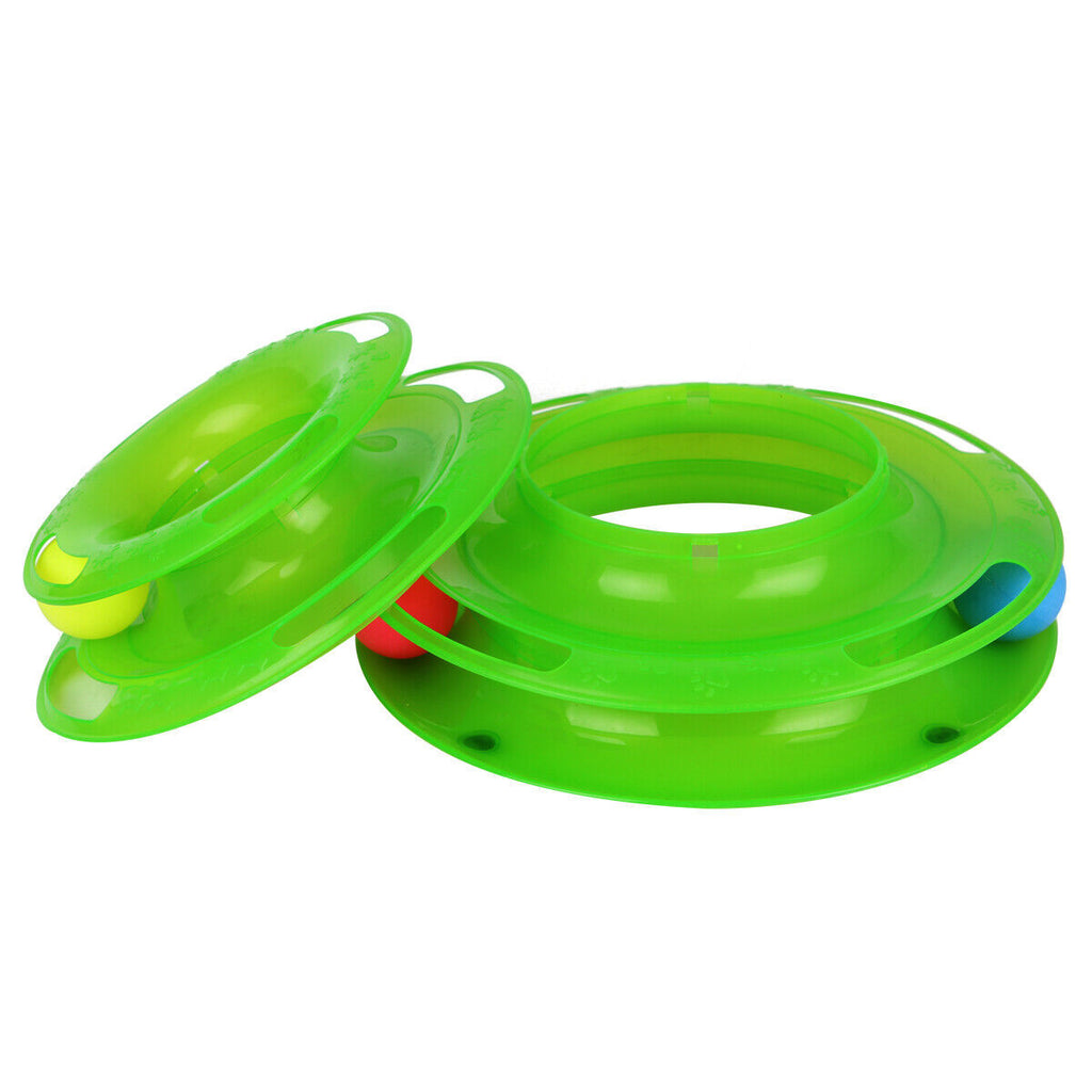 Pet Cat Crazy Ball Disk Interactive Toys| Yazijico™ 