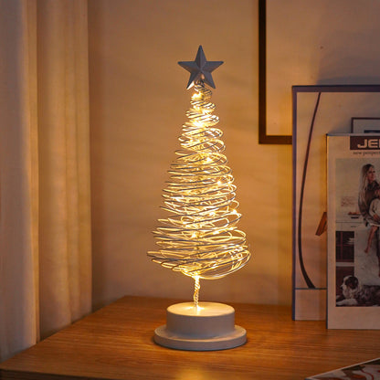 Christmas Tree Spiral Light Table Ornament Xmas Tree  | Yazijico™