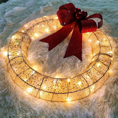 Christmas Garland Luminous LED Warm Light  | Yazijico™ 