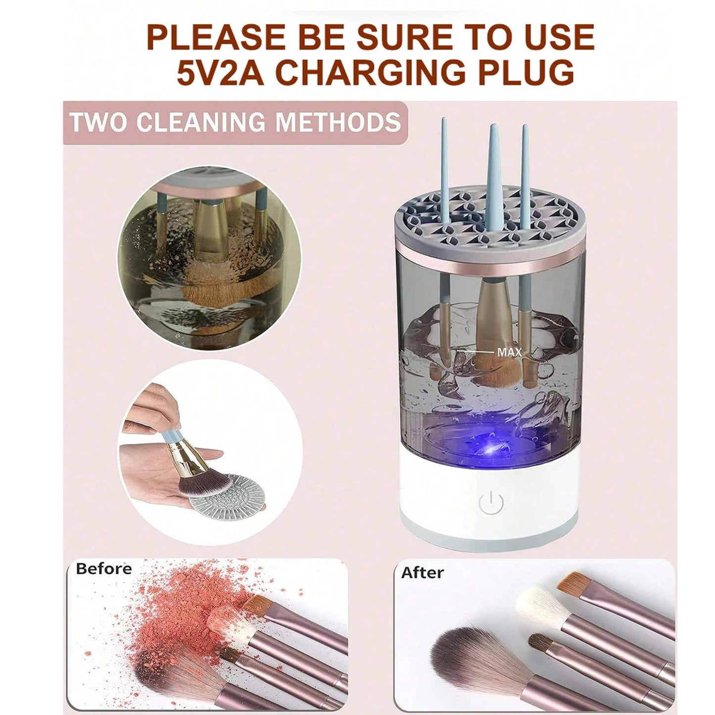 Yazijico™  Automatic Makeup Brush Cleaning - Yazijico™ 