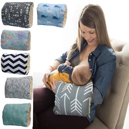 Adjustable Baby Cotton Nursing Arm Pillow Breastfeeding Washable Baby Infant Nursing Breastfeeding Pillow Cushion Arm Pad
