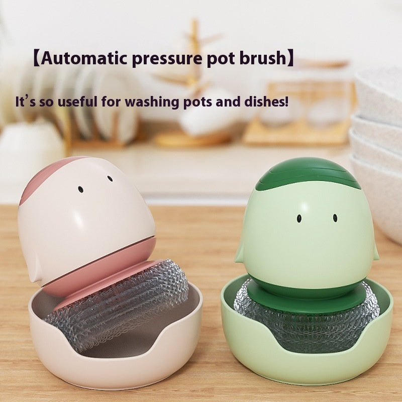 Automatic Liquid Filling Dishwashing Brush 