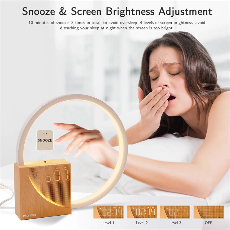 Bedside Lamp Touch Table  With Natural Sounds
