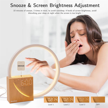 Bedside Lamp Touch Table  With Natural Sounds