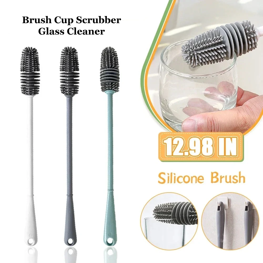 Brush Cup Scrubber Glass Cleaner