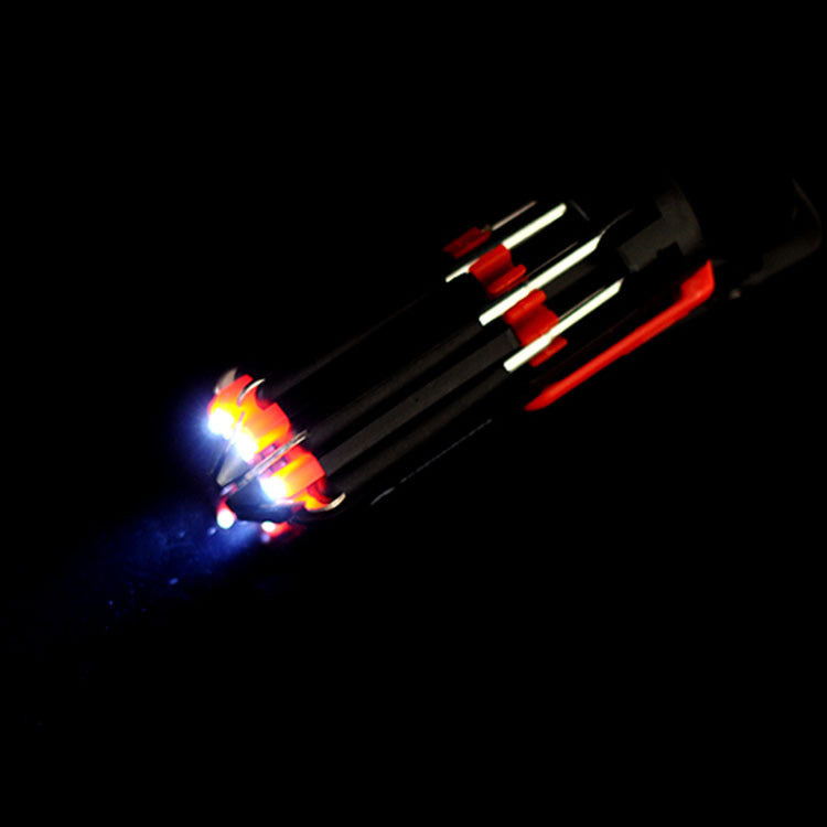 Car Supplies 8 In 1 Screwdriver With LED Flashlight 