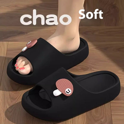 Cute Cartoon Dog Slippers Non-slip Floor 