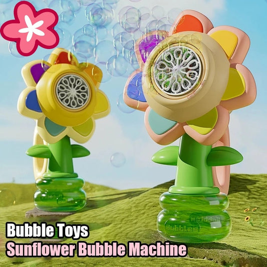 Dancing Sunflower Bubble Machine Automatic 