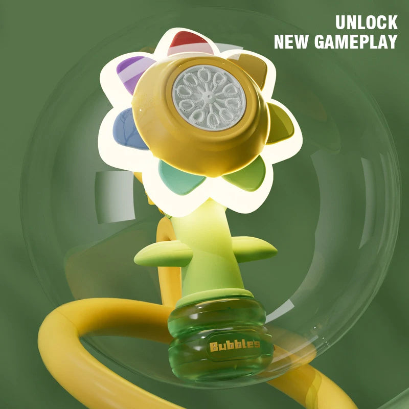 Dancing Sunflower Bubble Machine Automatic 