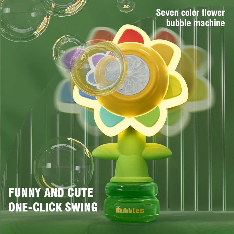 Dancing Sunflower Bubble Machine Automatic 