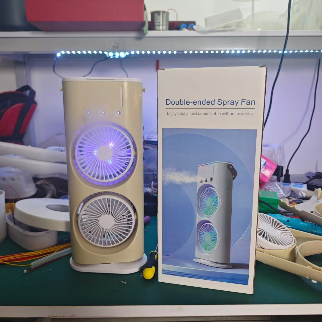 Double-ended Spray Fan Portable Humidifier 