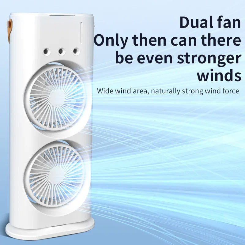 Double-ended Spray Fan Portable Humidifier 