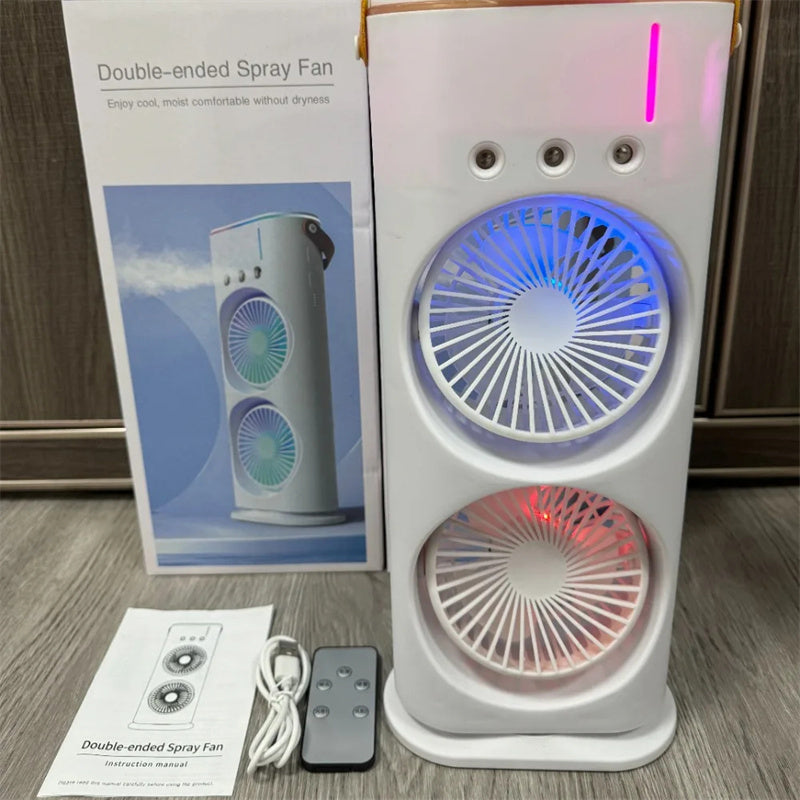 Double-ended Spray Fan Portable Humidifier 