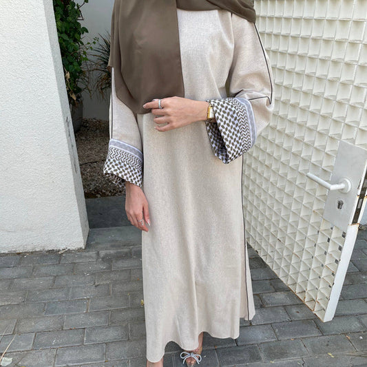 Dubai Middle East Turkey Stitching Series Elegant Dress 