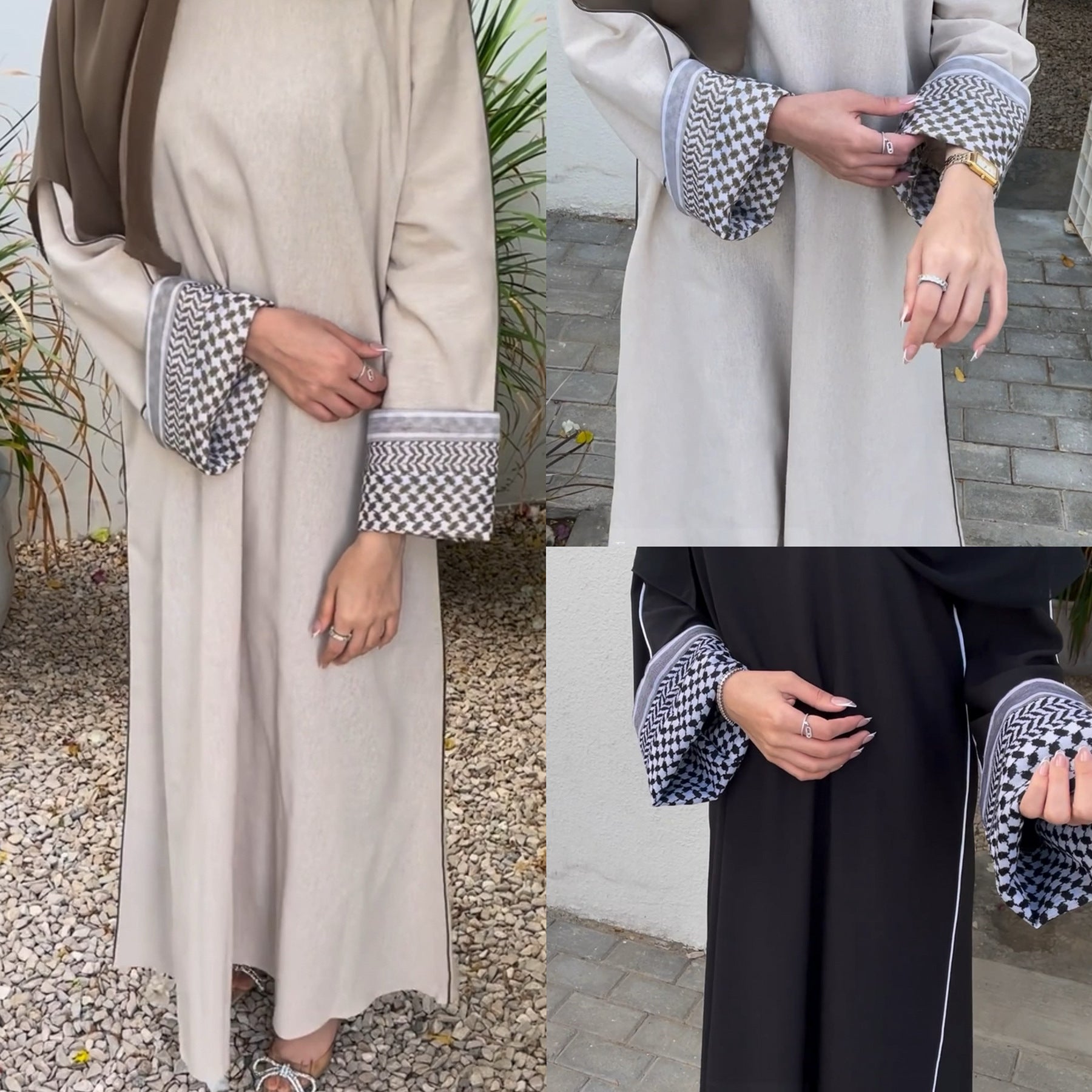 Dubai Middle East Turkey Stitching Series Elegant Dress 