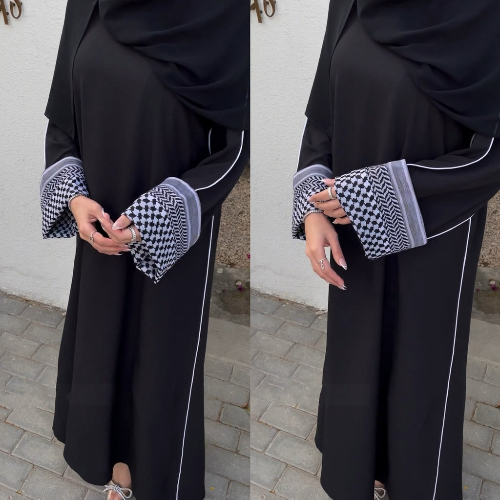 Dubai Middle East Turkey Stitching Series Elegant Dress 