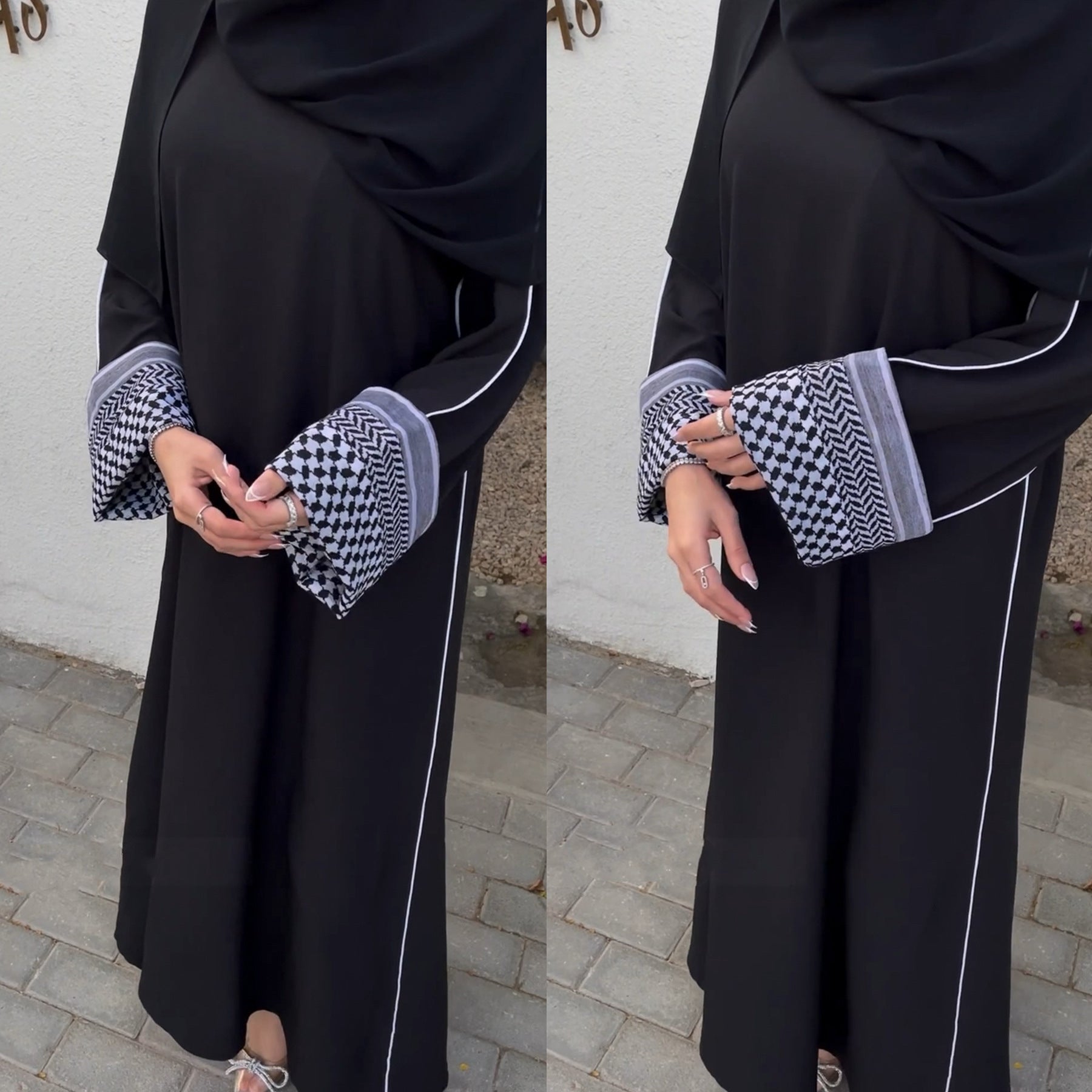 Dubai Middle East Turkey Stitching Series Elegant Dress 