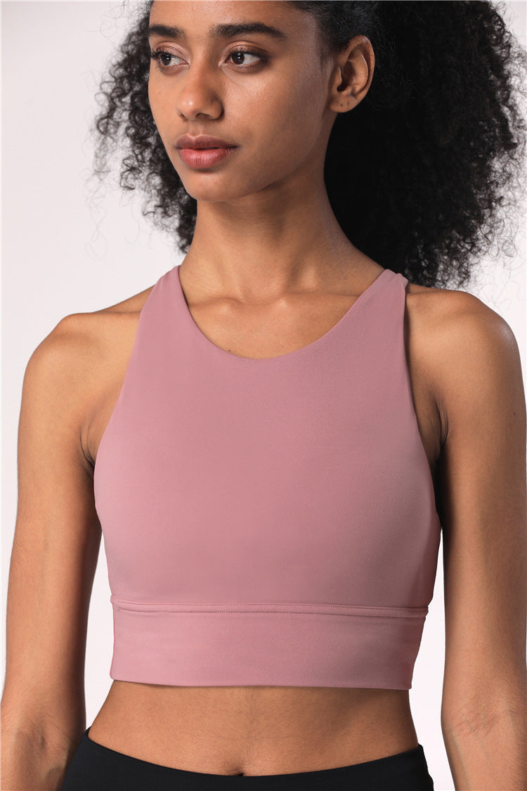 Fitness Cross Back Underwear Strappy Longline