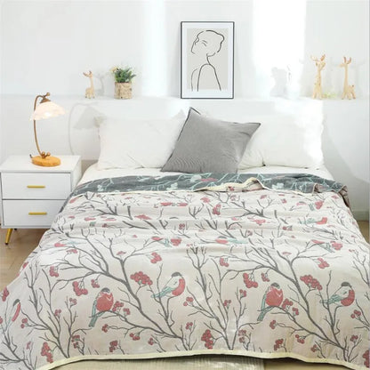 Twin Queen Size Anti Pilling Bedspread Comforter Soft Cotton | Yazijico™