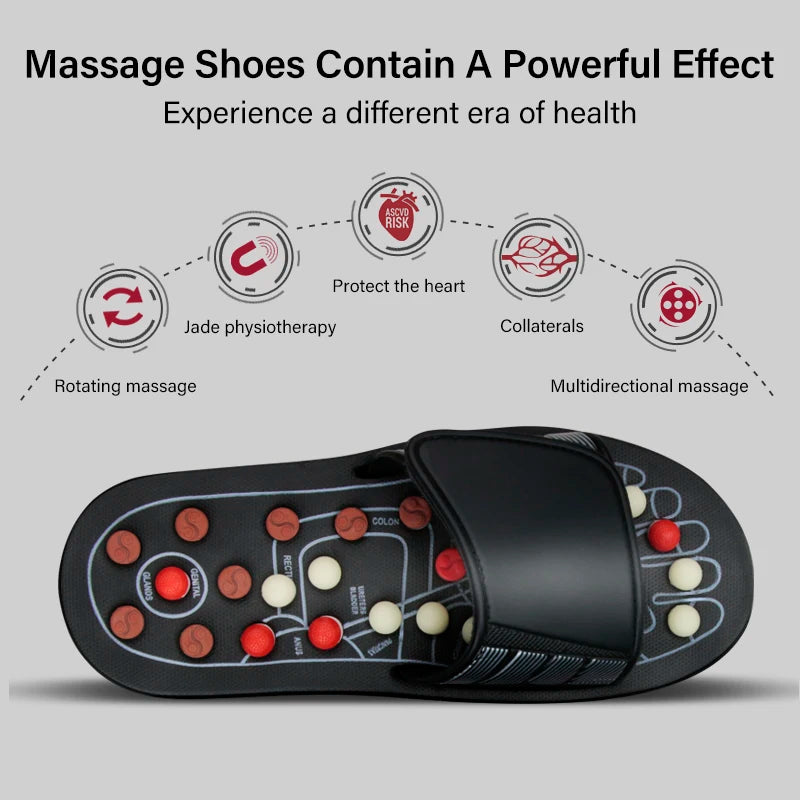 Yazijico™ Feet Massage Slippers Foot Reflexology Acupuncture - Yazijico™ 