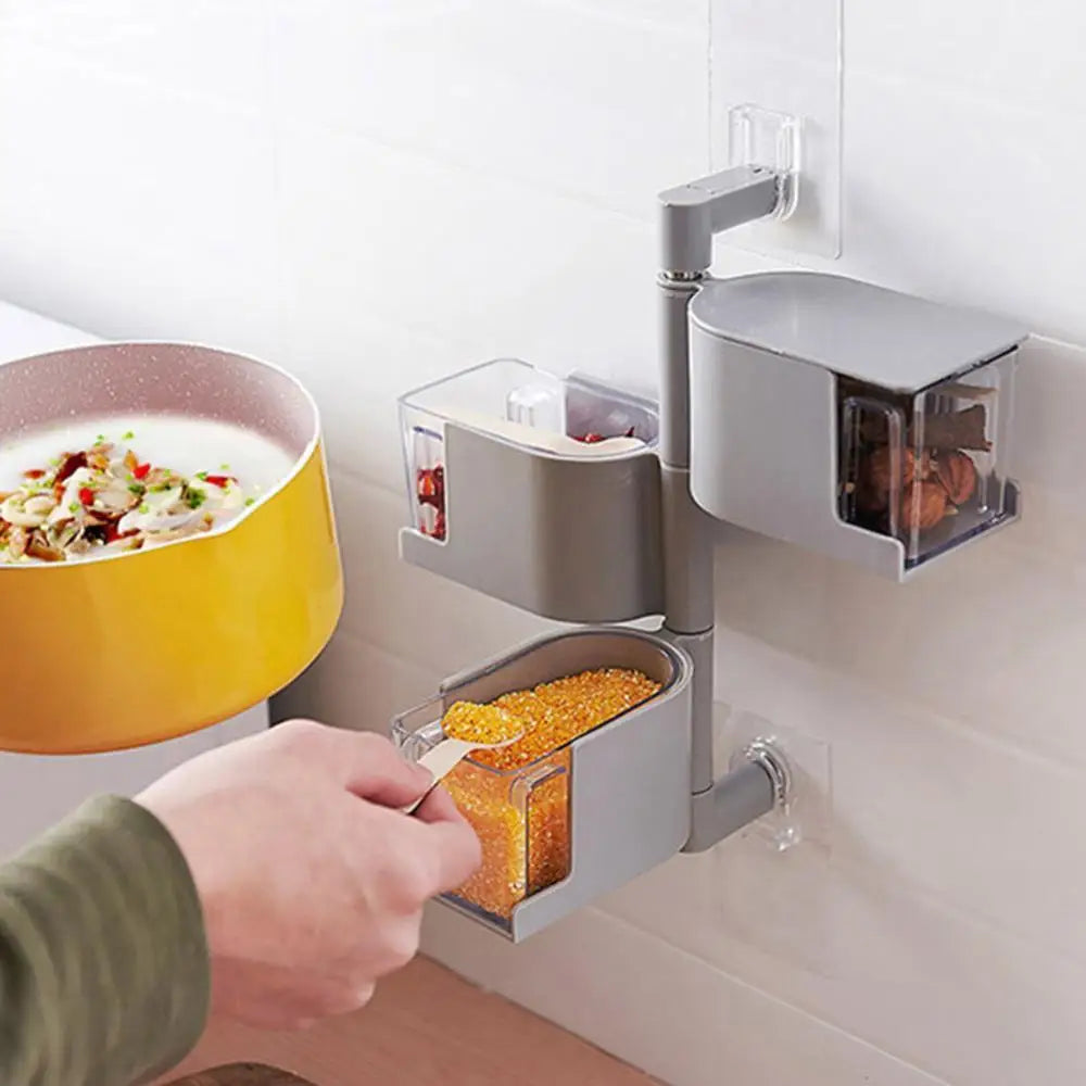 Food Storage Containers Adhesive Wall  Box  | Yazijico™ 