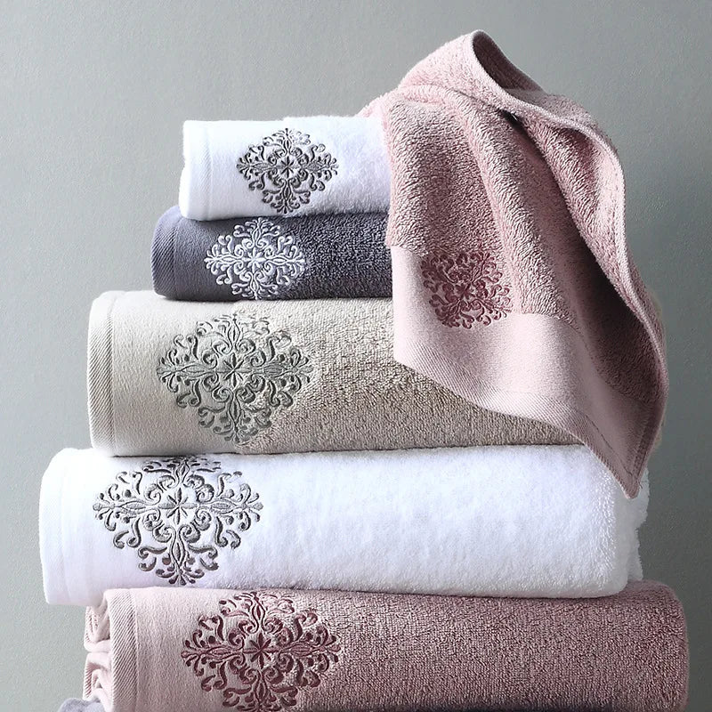 AHSNME Serviette de bain Sevina 100% coton Hôtel | Yazijico™
