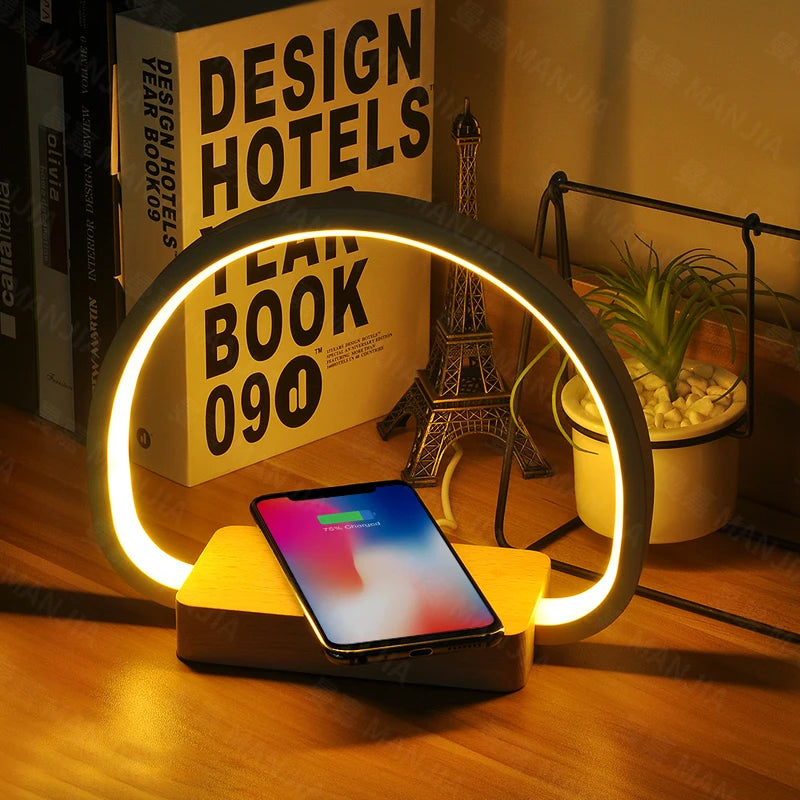 Bedside Lamp 10W Wireless Charger | Yazijico™ 