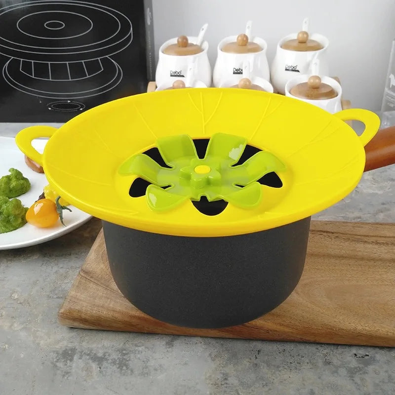 Silicone Lid Spill Stopper Cover for Pot | Yazijico™ 