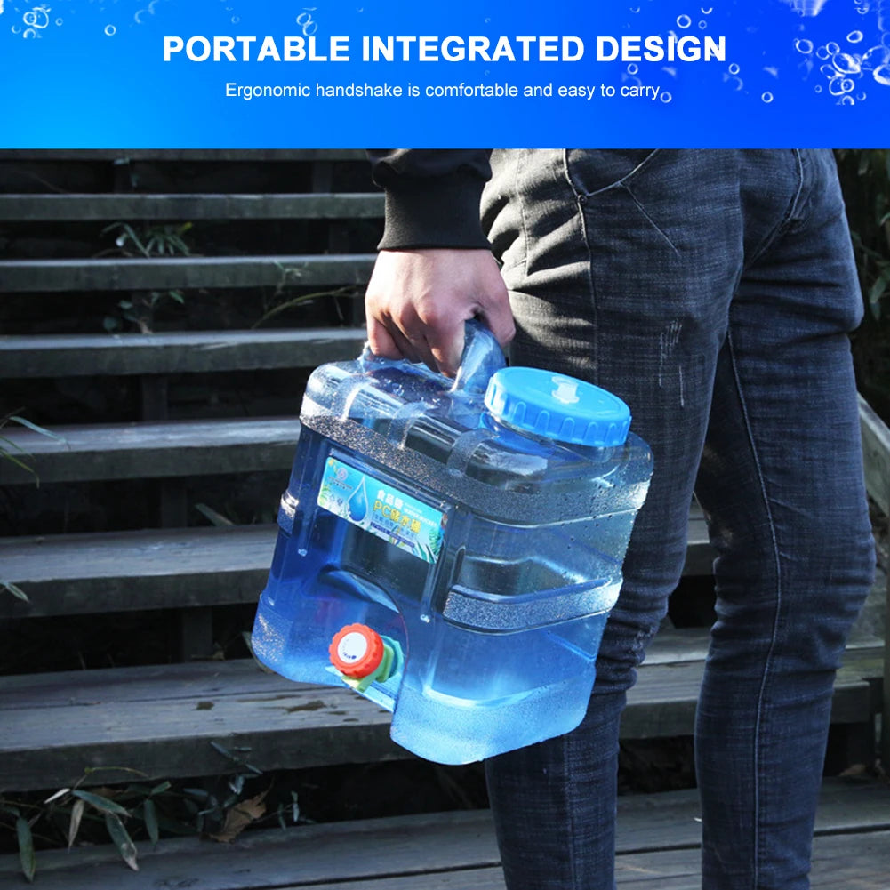 Capacity Outdoor Water Bucket Portable Driving Water | Yazijico™ 