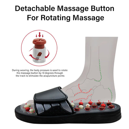 Yazijico™ Feet Massage Slippers Foot Reflexology Acupuncture - Yazijico™ 