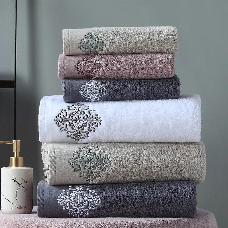 AHSNME Serviette de bain Sevina 100% coton Hôtel | Yazijico™