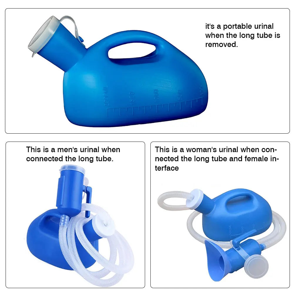 Elderly Toilet Pee Urine Bottle Plastic Urinal 