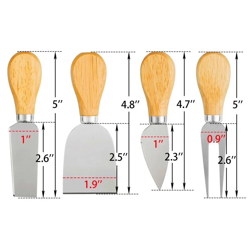 Wooden Cheese Slicer Cutter Board Bamboo Cutting  | Yazijico™