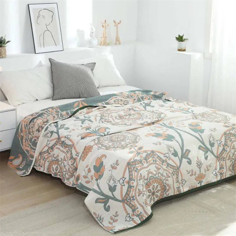 Bed Summer Bedspread Comforter Soft Cotton | Yazijico™