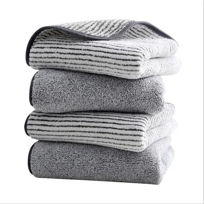 Bath Towel Set Bamboo Charcoal Coral Velvet  | Yazijico™