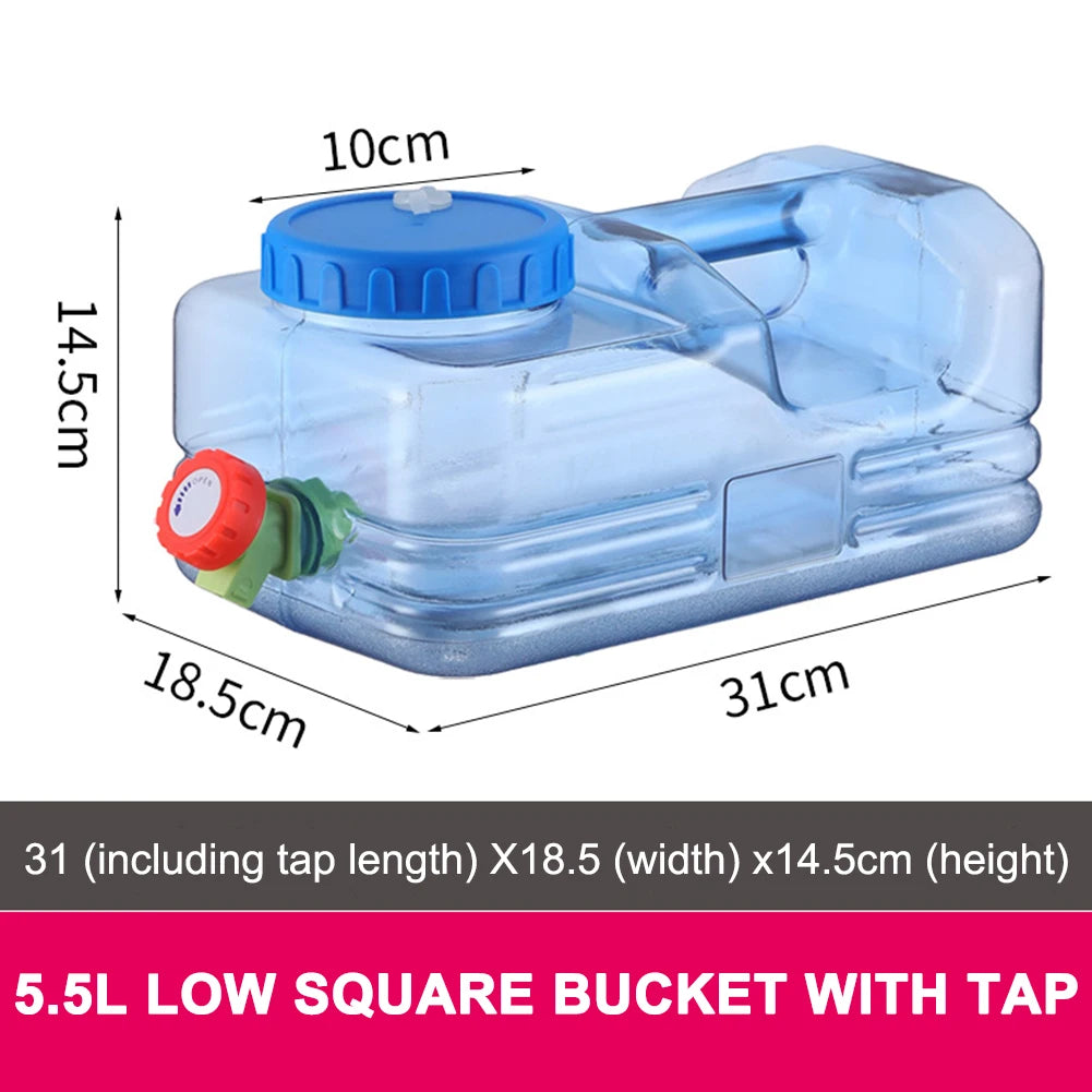 Capacity Outdoor Water Bucket Portable Driving Water | Yazijico™ 