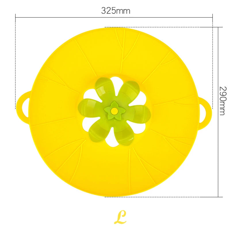 Silicone Lid Spill Stopper Cover for Pot | Yazijico™ 