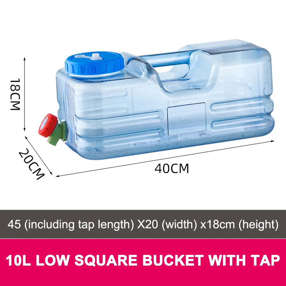 Capacity Outdoor Water Bucket Portable Driving Water | Yazijico™ 