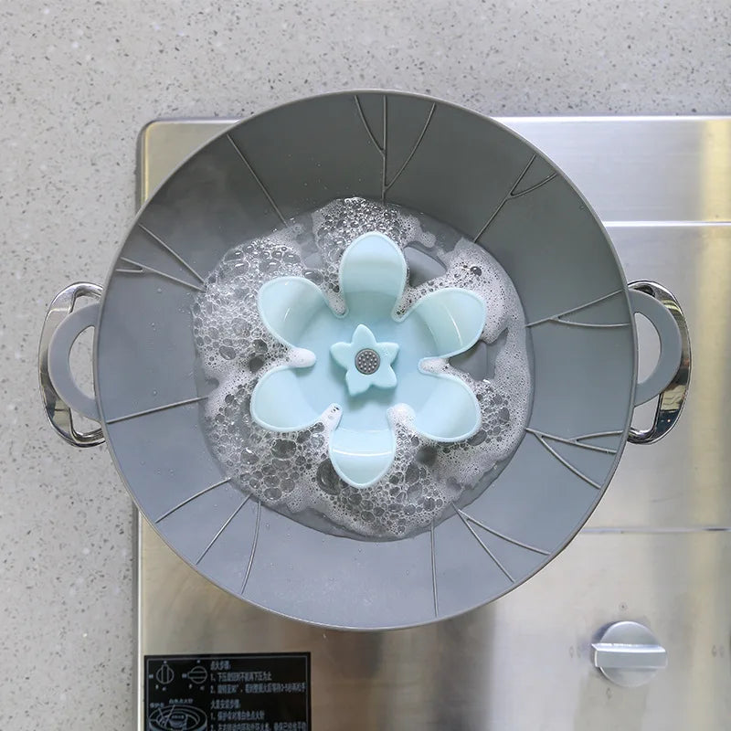 Silicone Lid Spill Stopper Cover for Pot | Yazijico™ 