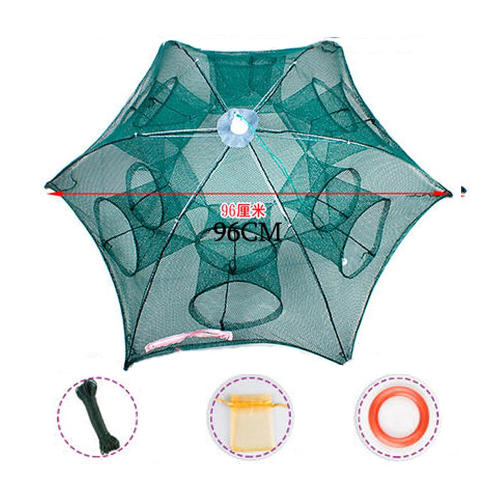 Folded Portable 20 Holes Fishing Net Network | Yazijico™ 