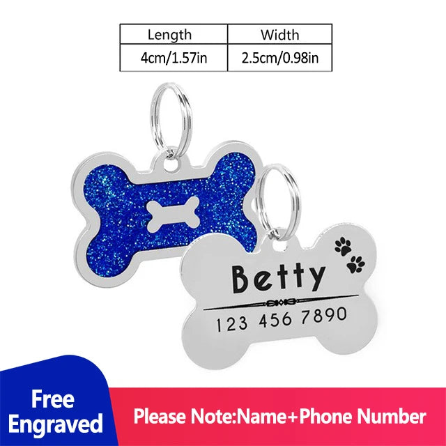 Personalized Address Tags for Dogs Id Tags | Yazijico™  
