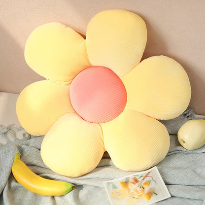 Stuffed Six Petal Flower Cushion Girly Room | Yazijico™ 